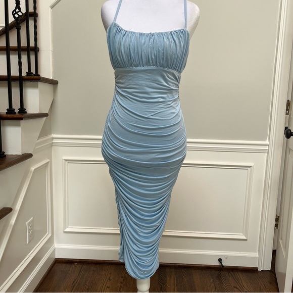 Lovers + Friends Sky Blue Midi Dress - Picture 3 of 9